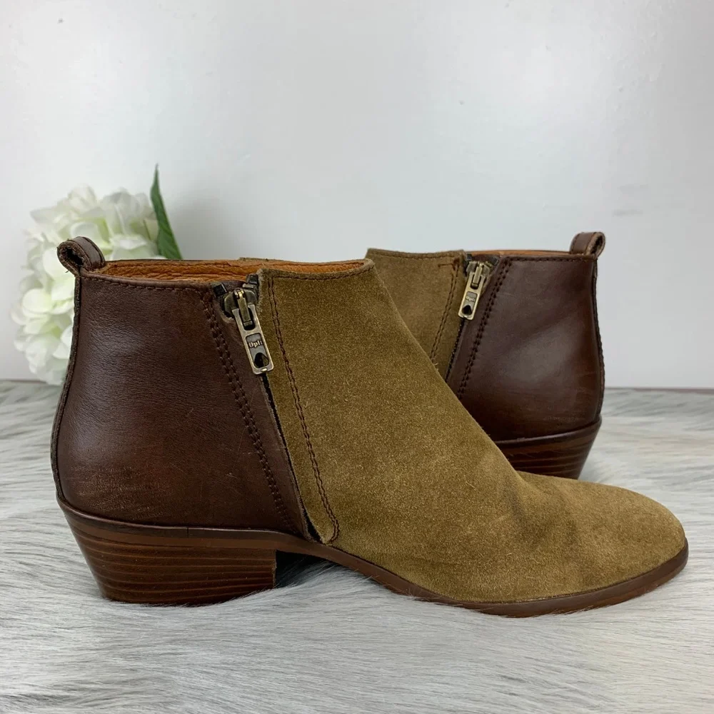 Madewell‎ charley boots suede booties
